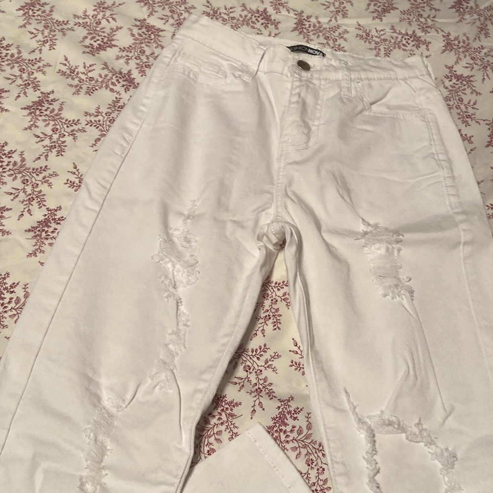White jeans